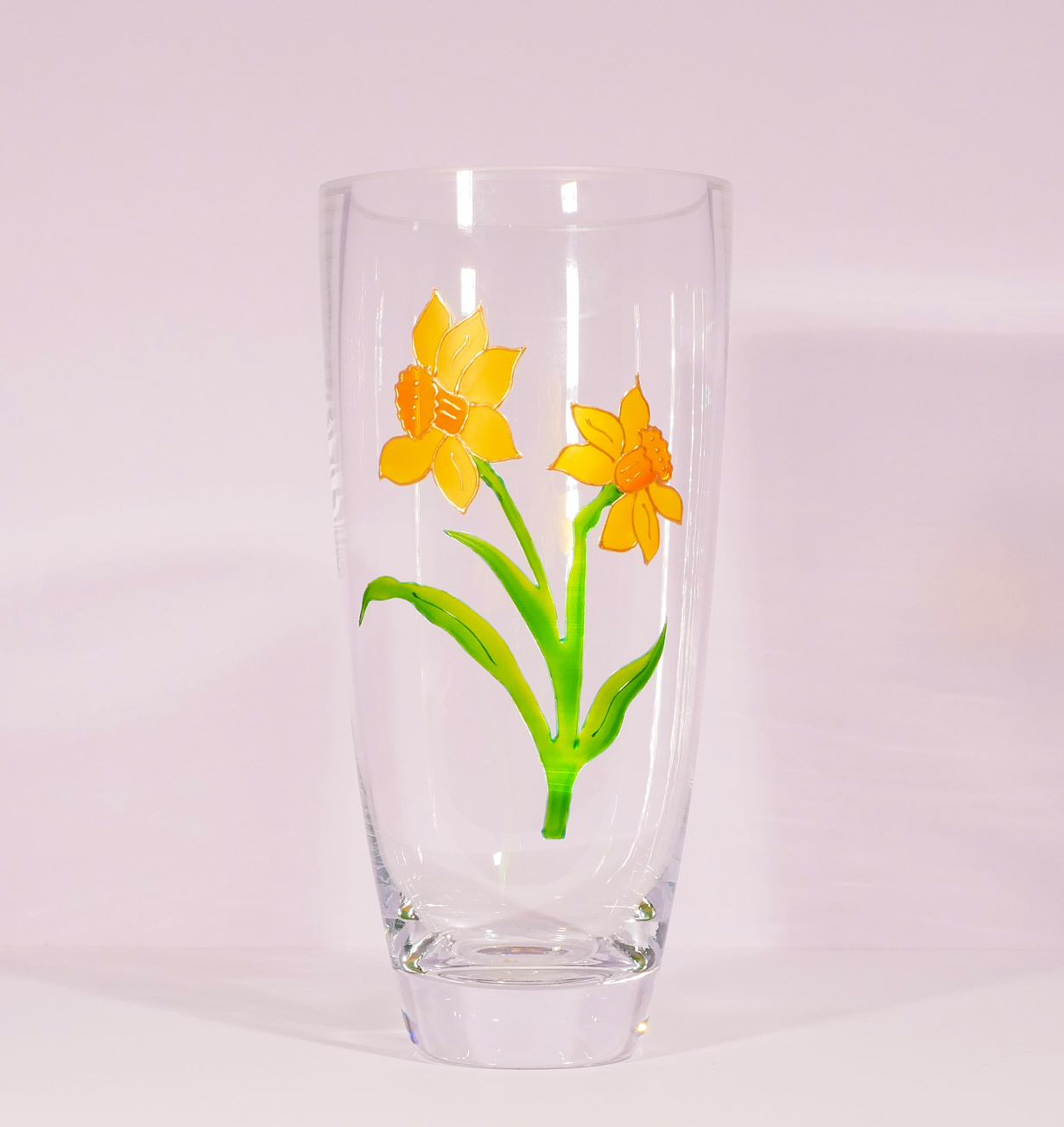 Stunning glass Fruit bowl with butterfly and flower motifs