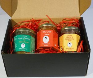 Gift sets,Christmas Gift box,Jams hamper,welsh jams,marmalade,jams,welsh foods,welsh artisans,chilli,chilli jam,welsh food and drink,taste of wales,welsh marmalade,welsh chutney,crafty dog,crafty dog,welsh gifts,welsh preserves,Christmas chutneys,